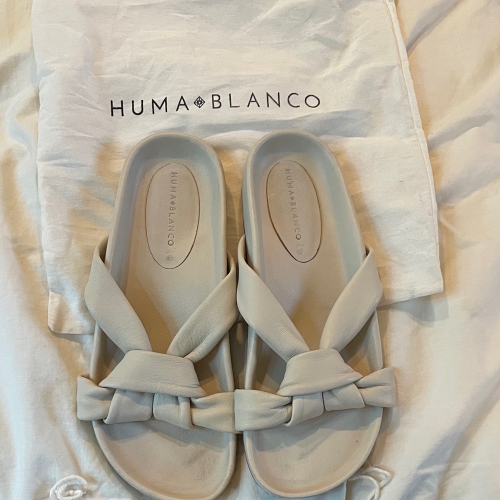 Huma Blanco Cream Sandals size 40